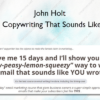 Email Copywriting That Sounds Like You