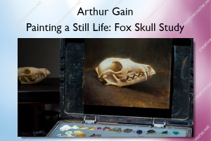 Painting a Still Life: Fox Skull Study