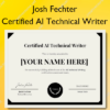 Certified AI Technical Writer