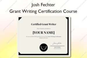 Grant Writing Certification Course