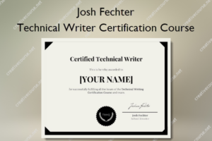 Technical Writer Certification Course