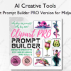 Clipart Prompt Builder PRO Version for Midjourney