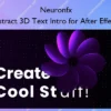 Abstract 3D Text Intro for After Effects – Neuronfx